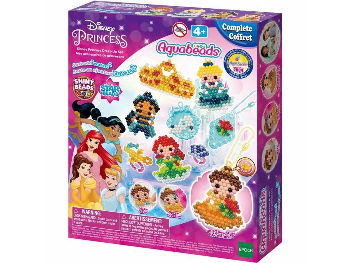Juego de Manualidades AQUABEADS My Disney princesses accessories