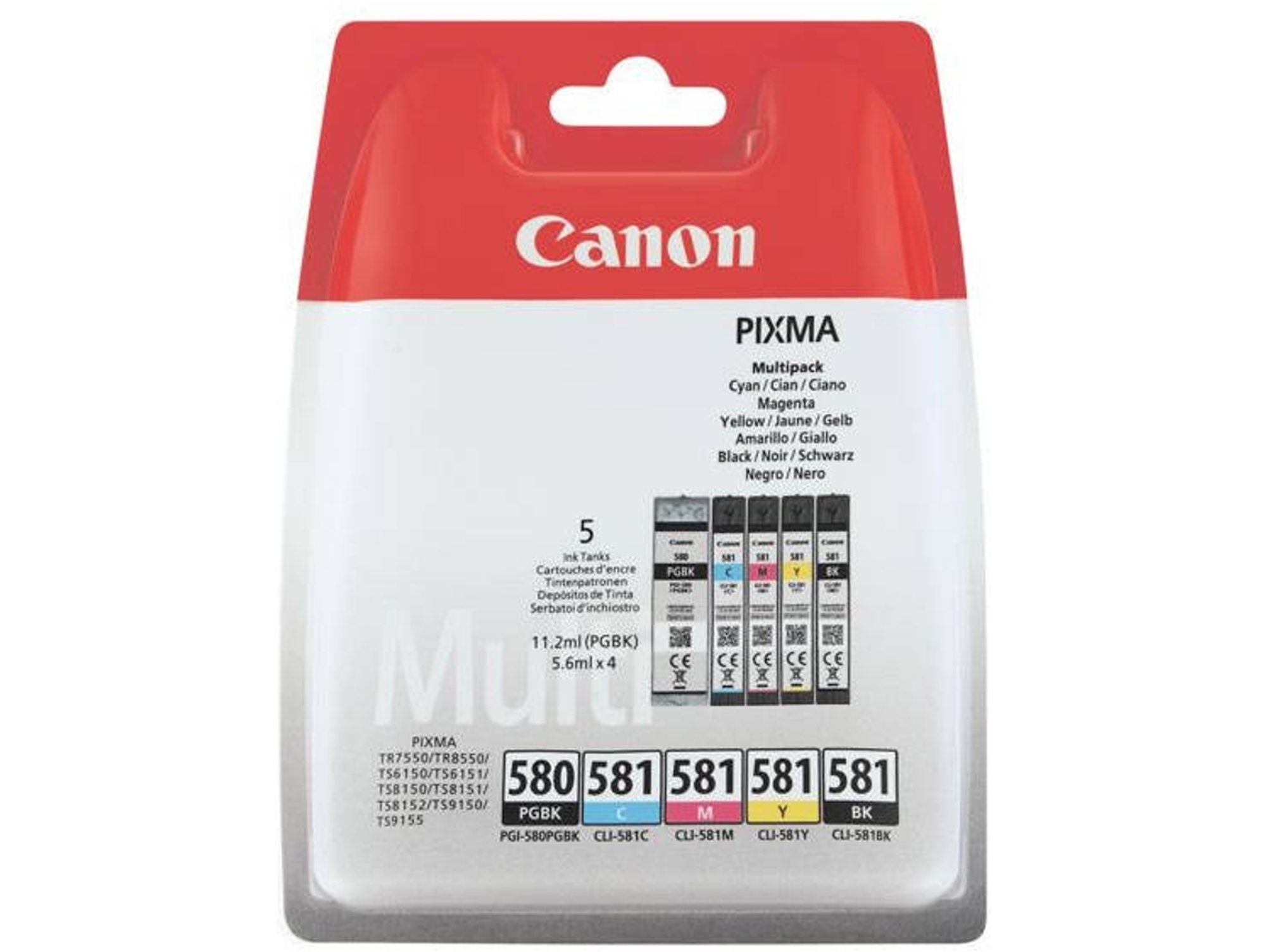 Tinta Original CANON PGI-580/CLI-581