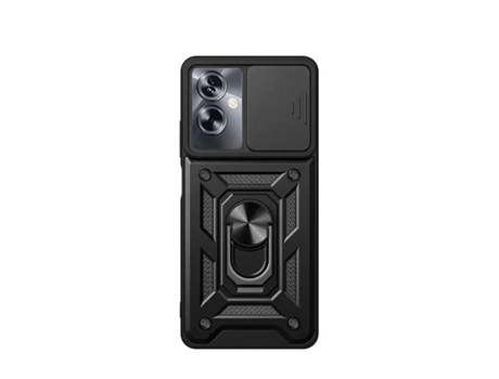 Funda Proteção Militar Janela para Oppo Oppo A79 5G GIFT4ME Negro