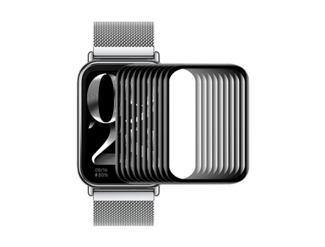 Xiaomi Mi Band 8 Pro 10 piezas ENKAY 3D cobertura completa pieza de borde suave + película protectora de pantalla PMMA HD