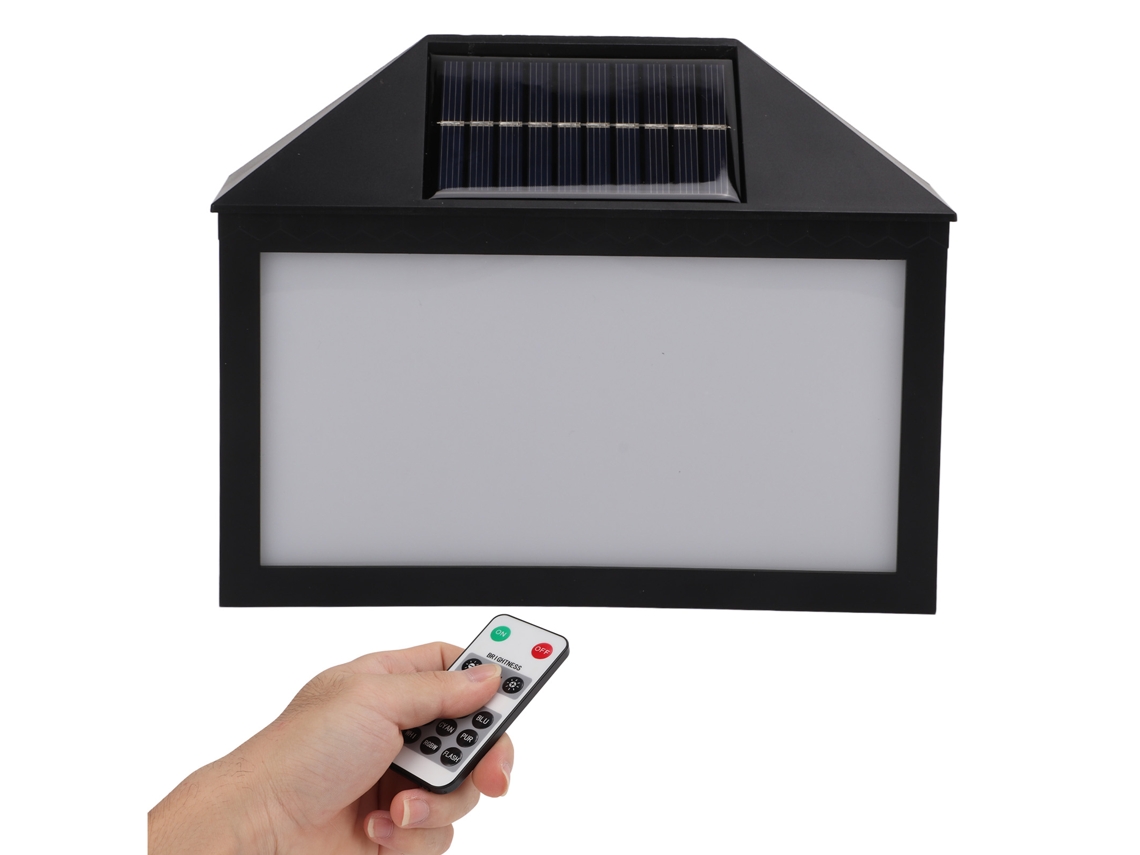 Cartel De Dirección Solar Led Colorido Con Control Remoto Placa De Número De Casa Impermeable