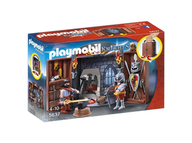 PLAYMOBIL Knights: Caja de juegos para caballeros (Edad Mínima: 4)
