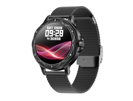 Relojes inteligentes para mujeres, rastreador de sueño Bluetooth 5.2 con fondo de frecuencia cardíaca DIY, relojes inteligentes de salud impermeabl...