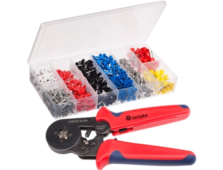 TECTAKE Crimher + Terminal TECTAKE Set