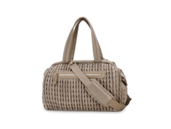Bolso de mano para pañales, bolso de hombro, gran capacidad, impermeable, bolsa térmica para biberones, marrón Yunzii