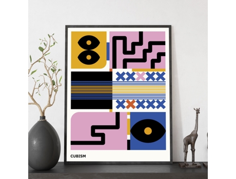 Póster NACNIC Pop Art Abstracto. Cubismo.