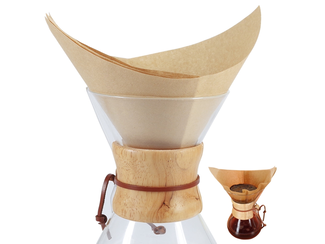 Papel De Filtro De Café Desechable Para Cafetera Manual (50 Unidades) Siurn
