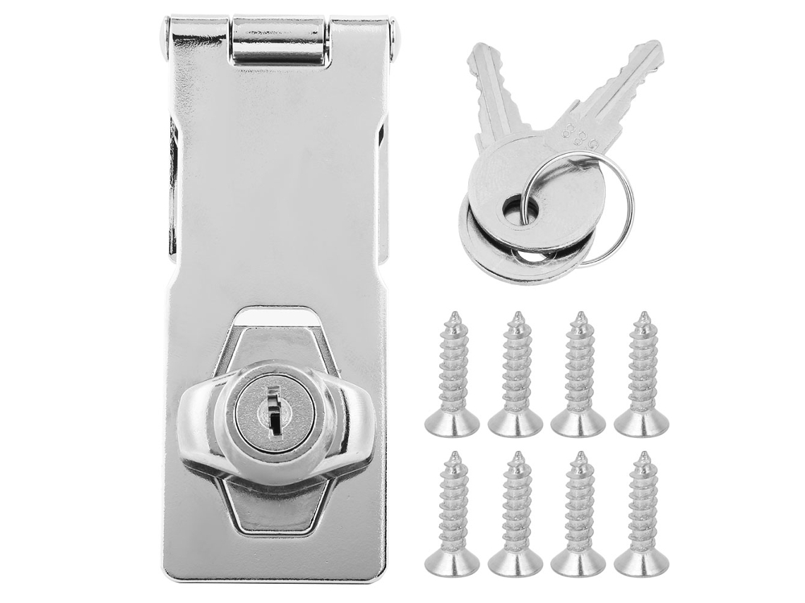 Cerradura De Seguridad De Aleación De Zinc Con Llave Para Muebles, Armarios, Cajones Y Herrajes.