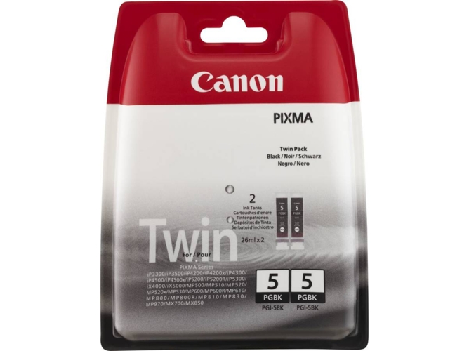 Pack Cartuchos de tinta Original CANON CANON PGI-5 Negra