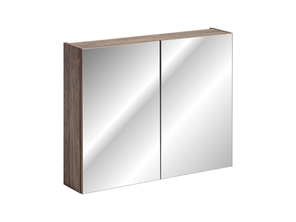 Armarios Con Espejo FURNLUX Santa Fe (Beige, Madera Maciza - 80X17X65 Cm)