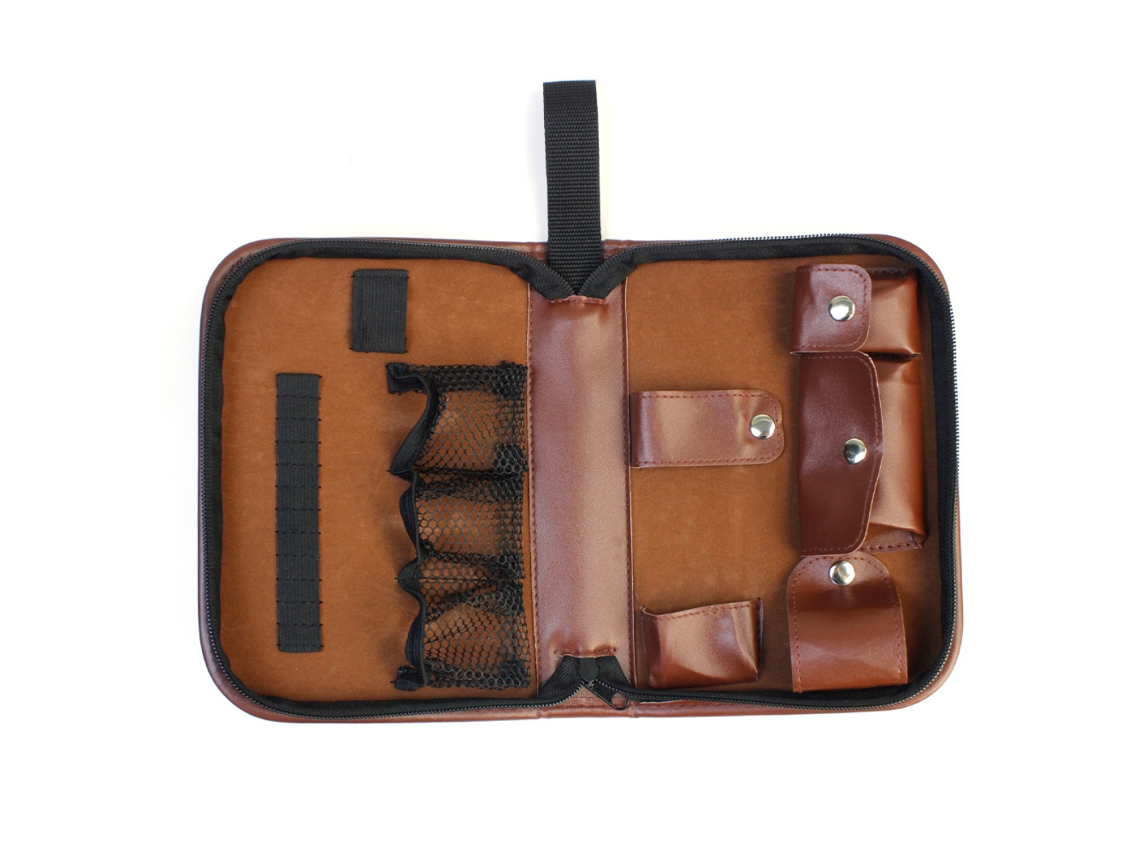 Bolsa organizadora de accesorios de golf de gran capacidad, hecha de PU duradero, compartimentación eficiente y diseño inteligente para bolas de golf LAOPIPFU