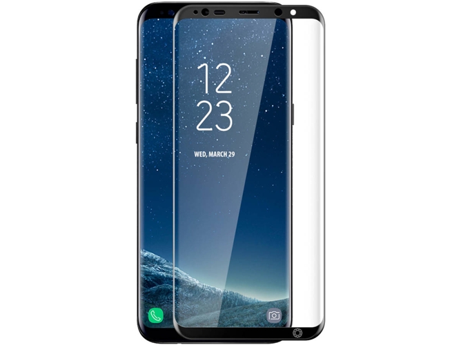 Protector de Cristal Templado FORCE GLASS Samsung Galaxy S8+ Negro
