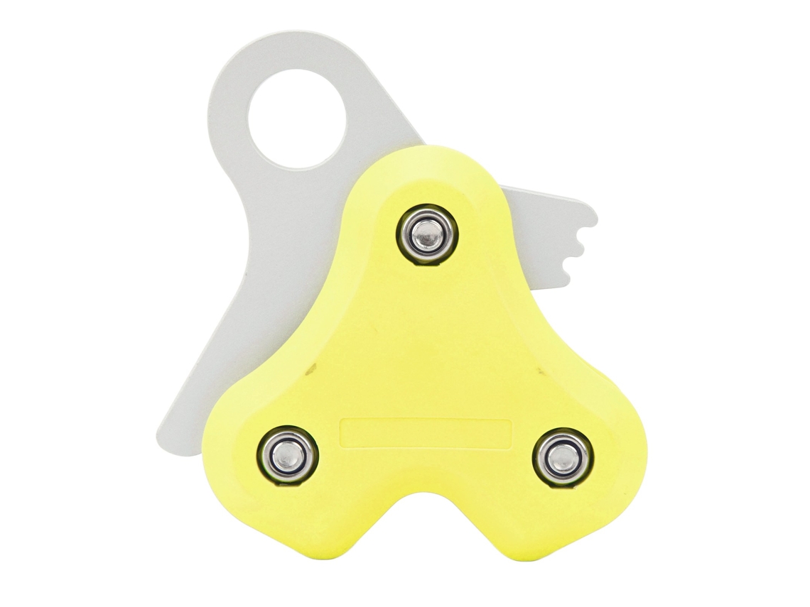 Carrete De Cuerda De Buceo Con Polea De Aleación De Aluminio, Carga Máxima De 250 Kg, Color Amarillo Fluorescente.