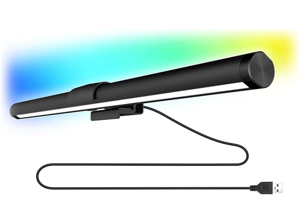 Lámpara de escritorio LED para monitor, con ajuste continuo de intensidad y protección ocular, ideal para Gokoco