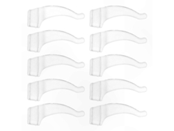 20 pares de almohadillas de silicona suave para gafas, cómodas y antideslizantes, para gafas Rosewell.