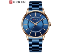 Correa De Acero Inoxidable (azul), Movimiento Japonés, Correa De Acero Para Hombre.