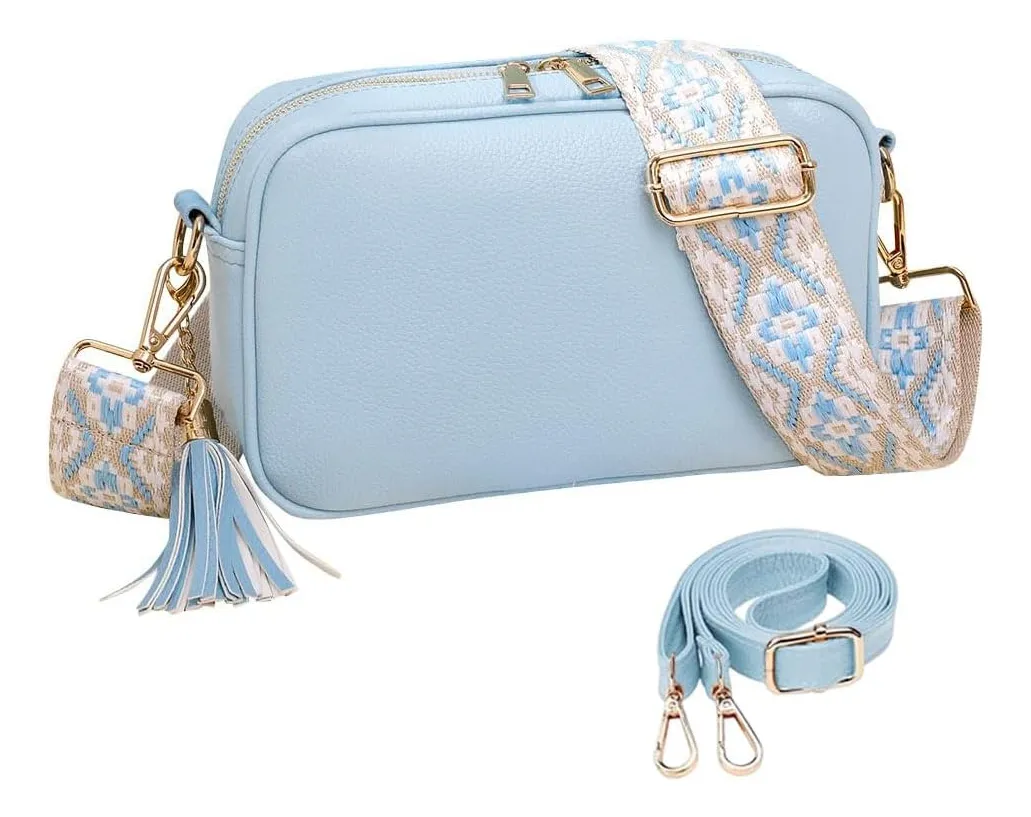 Bolso bandolera pequeño de piel para mujer vayotoy