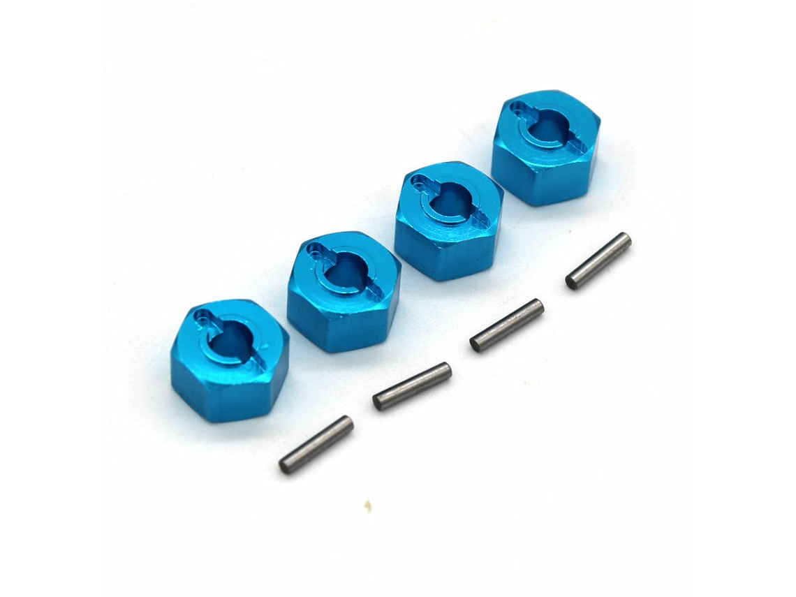 Piezas de actualización de metal para MJX 16207, 16208, 16209, 16210, H16, conector hexagonal para coche RC 1/16