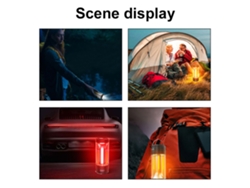 Linterna Led 3 En 1 Para Camping, Linterna Portátil, Linterna De Trabajo, Batería Recargable, Batería Externa Con 4 Modos De Luz Y Base Magnética.