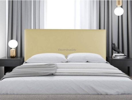 Cabecero DECORQUALITY Londres (Dorado - Polipiel - 105 x 70 cm)