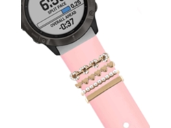 Correa Garmin Instinct Esports Edition Pulsera con Adorno Corazones Rosa