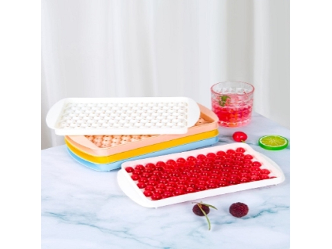 (blanco) 1 Mini Molde Para Bandeja De Cubitos De Hielo, 104 Ranuras, Se Puede Utilizar Para Hacer Discos De Hockey Sobre Hielo.