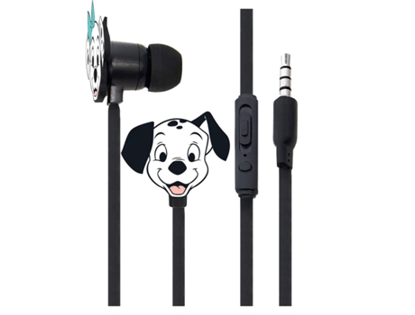 Auriculares con Micrófono ERT GROUP Dalmatas 001 Blanco