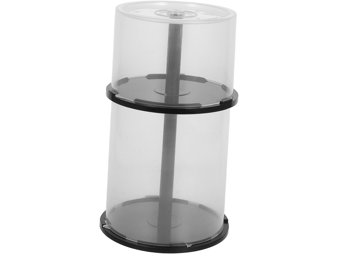 100 Unidades, Contenedor, A Prueba De Polvo, Caja De Plástico Transparente Antideslizante Para Cd/dvd
