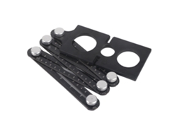 Regla Plegable Con 6 Pliegues, Herramienta Multifuncional Universal Para Medir Ángulos, Fabricada En Aleación De Aluminio 5041.
