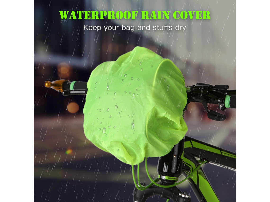 Mochila Para Manillar De Bicicleta Lixada Con Cesta Delantera Y Funda Impermeable Para La Lluvia, Para Bicicleta Y Patinete.