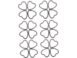 30 Llaveros Con Forma De Corazón, Portátiles Para Manualidades, Sencillos.