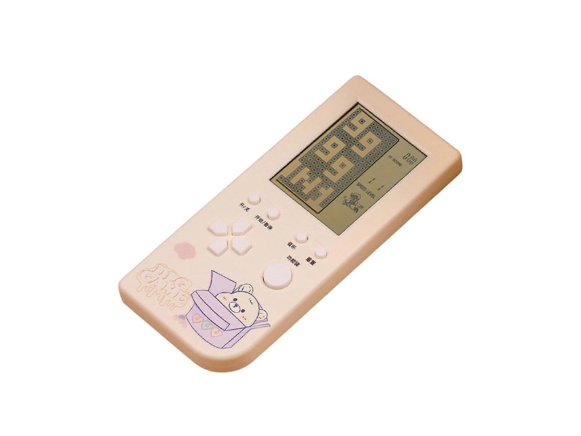 Consola De Juegos Portátil Retro Clásica De Viaje Para Adultos Y Niños, Color Beige
