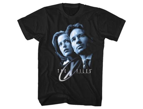 Camiseta ROCKINSTONE Agentes Scully y Mulder Expediente X (S)