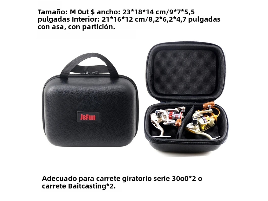 Caja de almacenamiento de cañas MDUG (m, impermeable, resistente a los impactos)