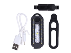 2026-luz De Advertencia Rojo Azul Multifunción Usb Cargable Led Impermeable Linterna De Hombro