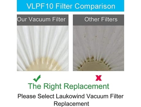 Pack vlpf10 filtro de substituição para filtro de vácuo manual black&decker