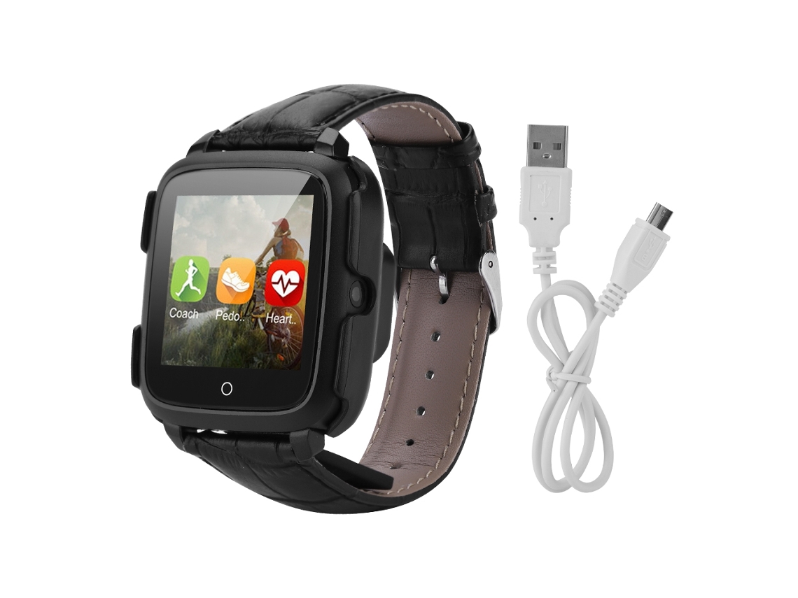 Reloj inteligente deportivo con música estéreo y recordatorio de mensajes