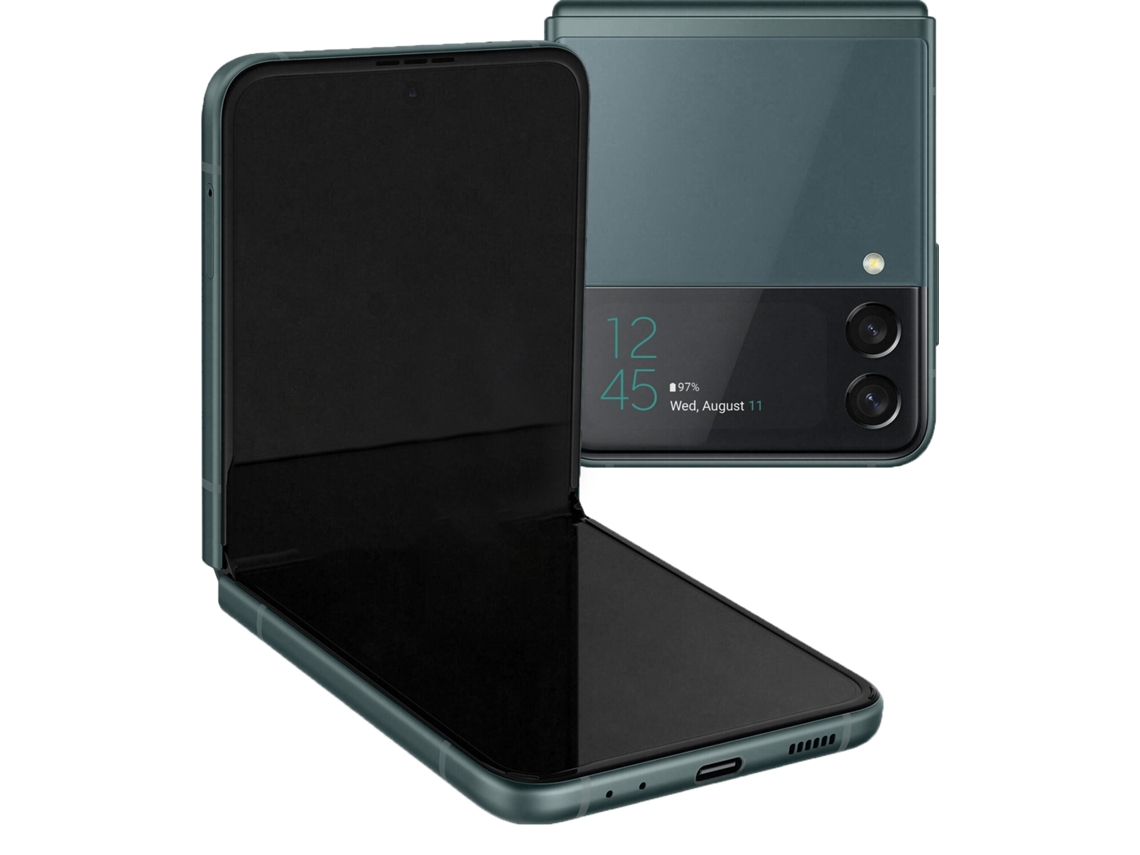Smartphone SAMSUNG Galaxy Z Flip 3 5G (Reacondicionado Marcas Mínimas - 128 GB - Verde)