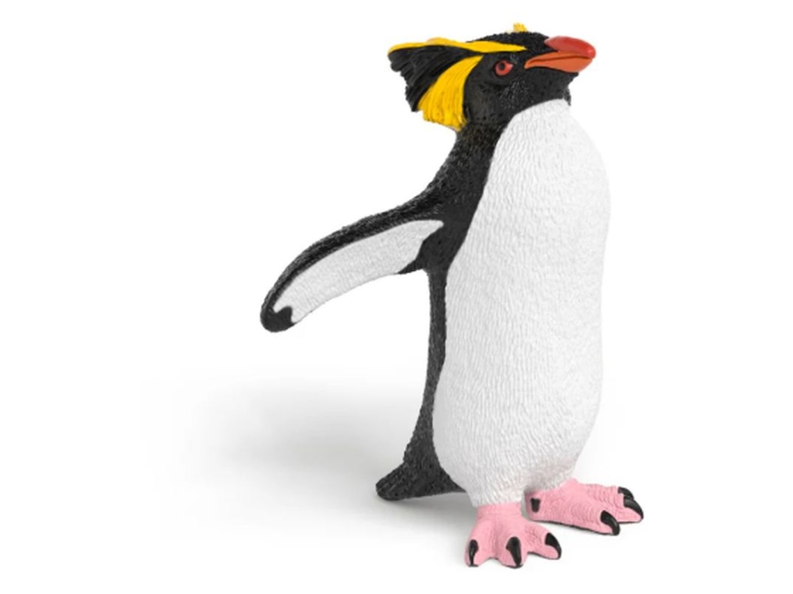 Pingüino de penacho amarillo de Schleich con cresta amarilla 14932