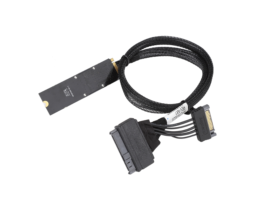 Cabo U.2 Para M.2 Sf-8639 Conector Para Intel 750 P4610 Samsung 983 Ssd Nvme 32gbps