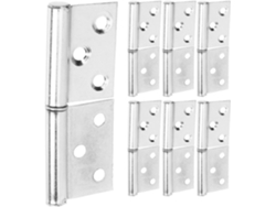 Juego De 12 Puertas De Acero Inoxidable Con Bisagras Desmontables En Color Plata, Diseño Especial.