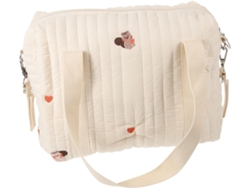 Bolso Cambiador De Algodón Bordado, Bolsa De Almacenamiento Para Cochecito Con Doble Correa Para Pañales