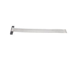 Regla Lineal De Acero Inoxidable De 400 Mm Con Escala Perforada Para Un Marcado Preciso En Carpintería.