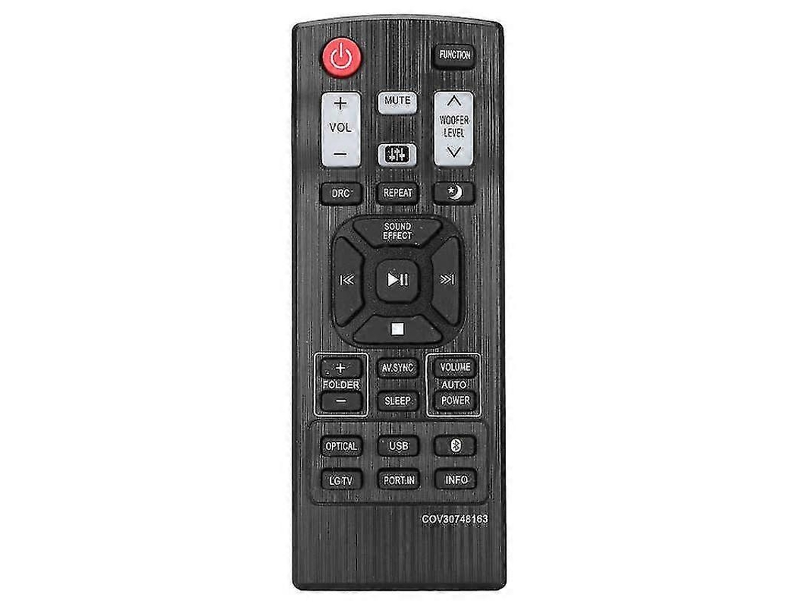 Mando a distancia ABS Cov30748163 para barra de sonido LG LAS355B/LAC450B/LAS350B, repuesto negro Vayotoy