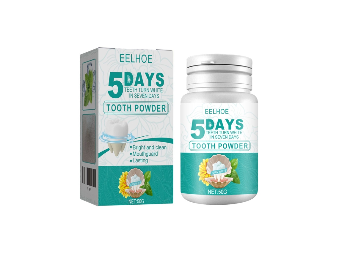 Blanqueamiento dental Eelhoe en 5 días: elimina manchas y placa.