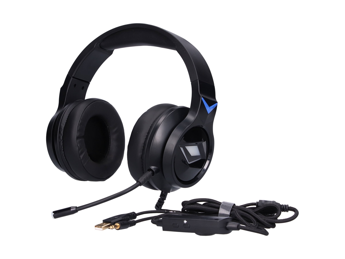 Auriculares Para Juegos Con Sonido Envolvente 7.1, Cancelación De Ruido, Micrófono Y Luz Led Para Ps4