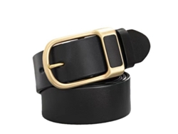 Cinturón de TPU para hombre con hebilla de aguja Yuysan, ancho 3,8 cm, largo 110 cm, color negro B06