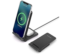 Cargador Indução Para Apple, Samsung Yizhood Negro
