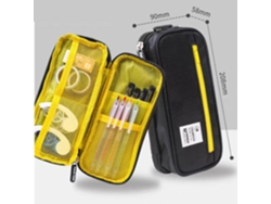 (negro) Estuche Para Lápices Lindo De Gran Capacidad De Cuatro Capas, Organizador De Papelería, Estuche Para Lápices, Mochila Escolar