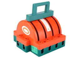 Interruptor de desconexión de cuchilla de doble liberación 4p AC380V 100A Naranja-Rojo